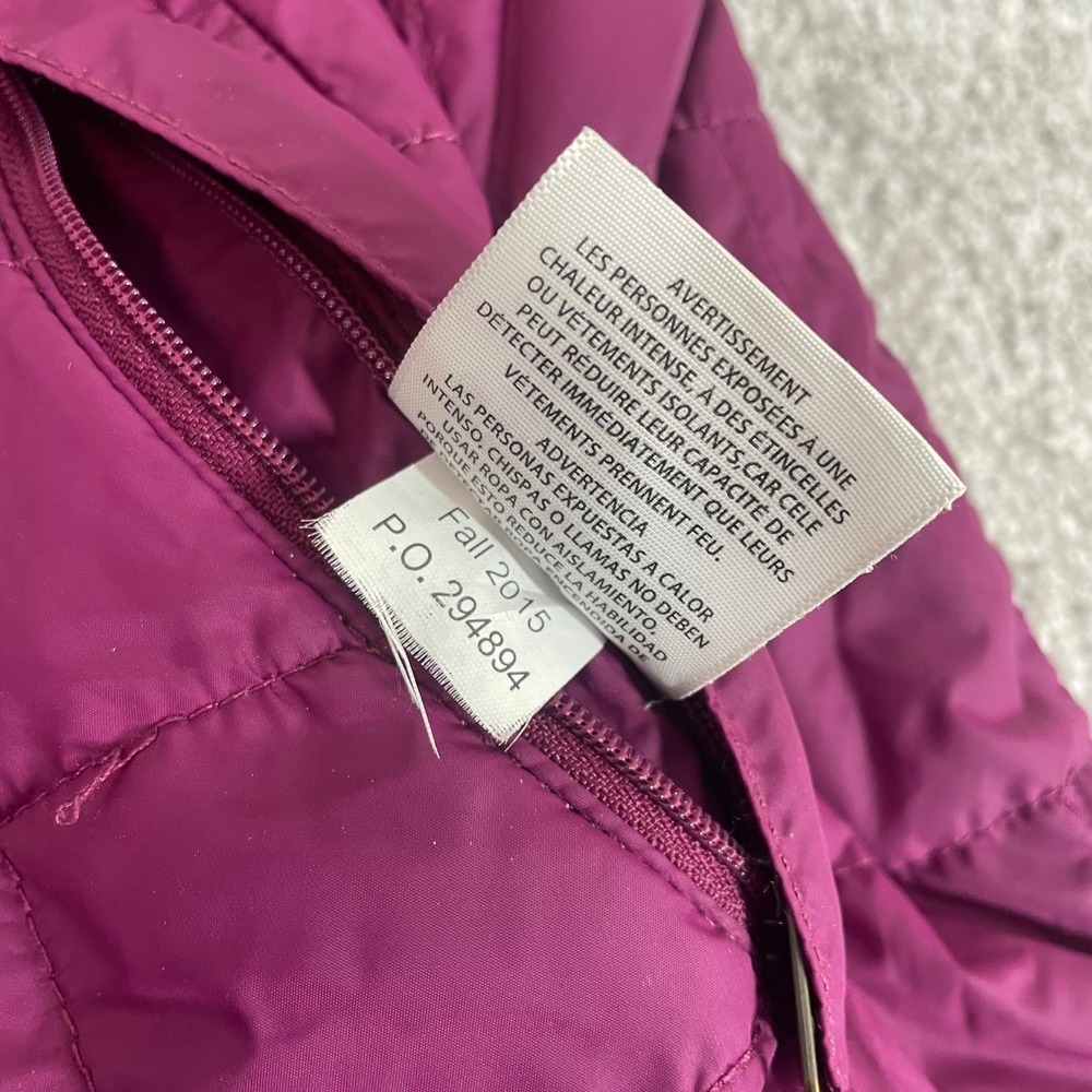 Carhartt Reversible Vest Womens XXL Quilted Plaid Full Zip Magenta 2XL - Picture 5 of 11